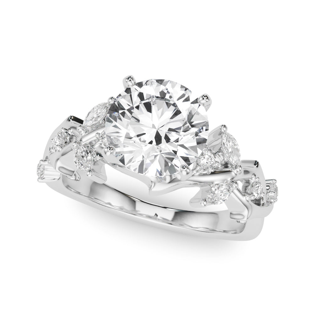 Split Shank With Marquise