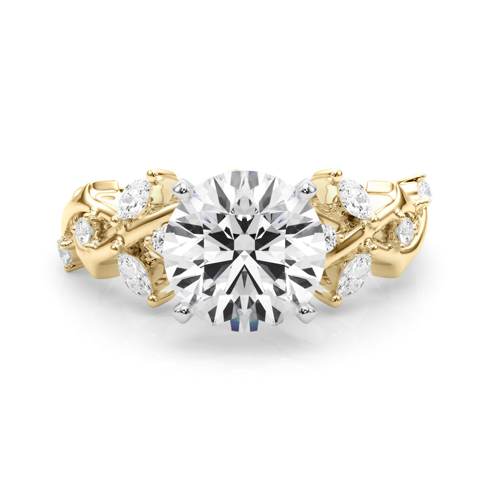 Split Shank With Marquise