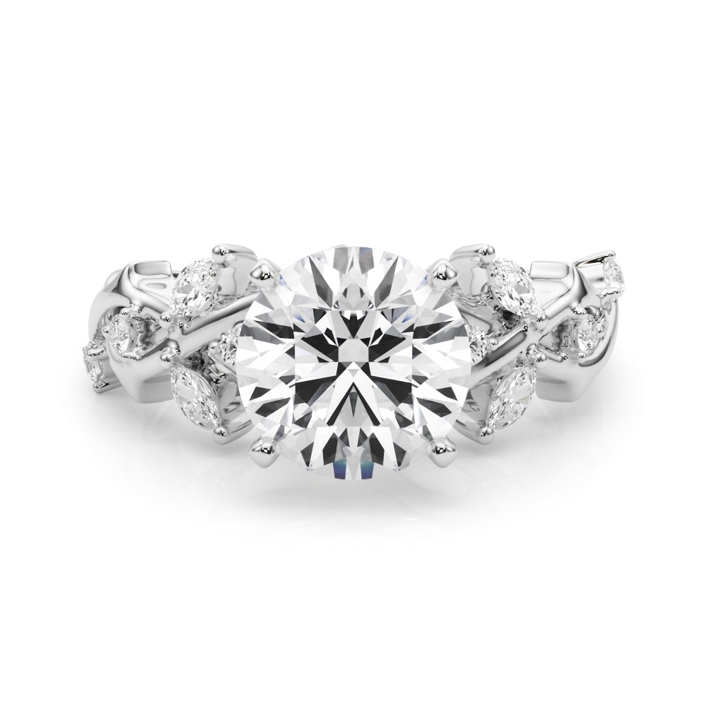 Split Shank With Marquise