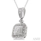 1/20 Ctw Round Cut Diamond Vintage Pendant in Sterling Silver With Chain