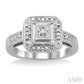 1/20 Ctw Round Cut Diamond Ring in Sterling Silver