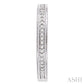 1/4 Ctw Round Cut Diamond Hoop Earrings in Sterling Silver