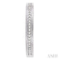 1/4 Ctw Round Cut Diamond Hoop Earrings in Sterling Silver