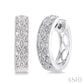 1/10 Ctw Round Cut Diamond Vintage Earrings in Sterling Silver