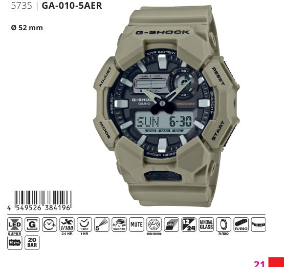 Casio G-Shock GA-010-5A