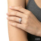 6.5X6.5 MM Cultured Pearl and 1/20 Ctw Round Cut Diamond Ring in Sterling Silver