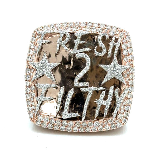 10k Rose Gold Fresh 2 Filthy Ring