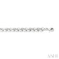 1/6 Ctw Bold Panther Link Round Cut Diamond Fashion Bracelet in Sterling Silver