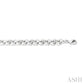 1/6 Ctw Bold Panther Link Round Cut Diamond Fashion Bracelet in Sterling Silver