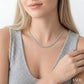 1/4 Ctw Bold Panther Link Round Cut Diamond Fashion Necklace in Sterling Silver