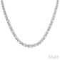 1/4 Ctw Bold Panther Link Round Cut Diamond Fashion Necklace in Sterling Silver