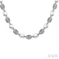 1/4 Ctw Mariner Link Round Cut Diamond Necklace in Sterling Silver