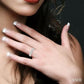 1/10 Ctw Round Cut Bead Bijoux Diamond Bold Bead Design Fashion Band in Sterling Silver