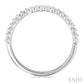 1/10 Ctw Round Cut Bead Bijoux Diamond Bold Bead Design Fashion Band in Sterling Silver