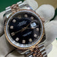 Rolex Datejust 36mm Stainless Steel Black Diamond Dial – 116231 Luxury Timepiece