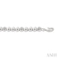 6 MM Bold Bead and 1/5 Ctw Round Cut Bead Bijoux Diamond Fashion Bracelet in Sterling Silver