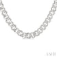 1/4 Ctw Round Cut Diamond Curb & Cuban Necklace in Sterling Silver