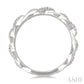 1/20 Ctw Round Cut Diamond Curb & Cuban Ring in Sterling Silver