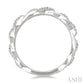 1/20 Ctw Round Cut Diamond Curb & Cuban Ring in Sterling Silver