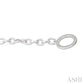 1/10 Ctw Circle Toggle Round Cut Diamond Fashion Bracelet in Sterling Silver