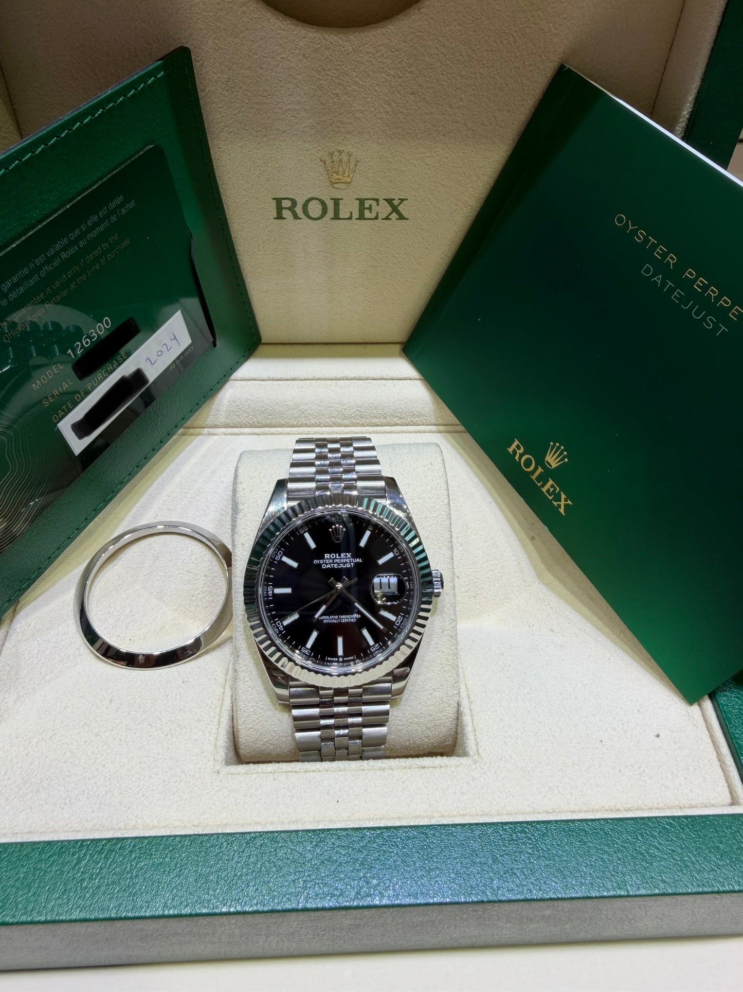 Rolex Datejust 41mm Stainless Steel 126300BXJ
