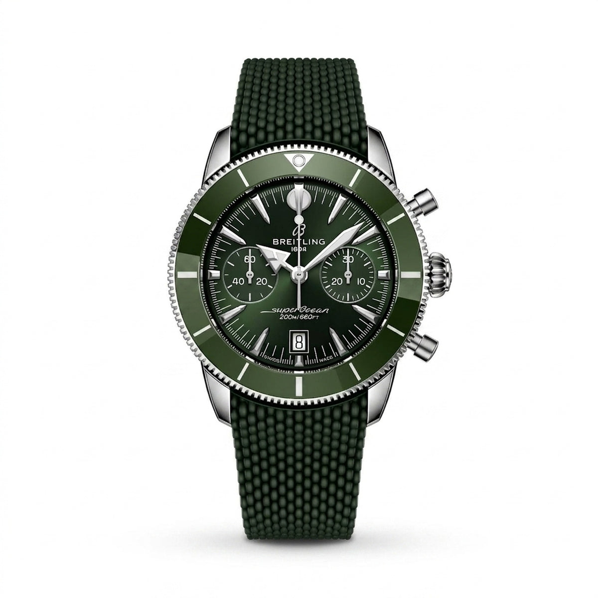 Breitling Superocean Heritage B01 Chronograph 42 — Green Dial