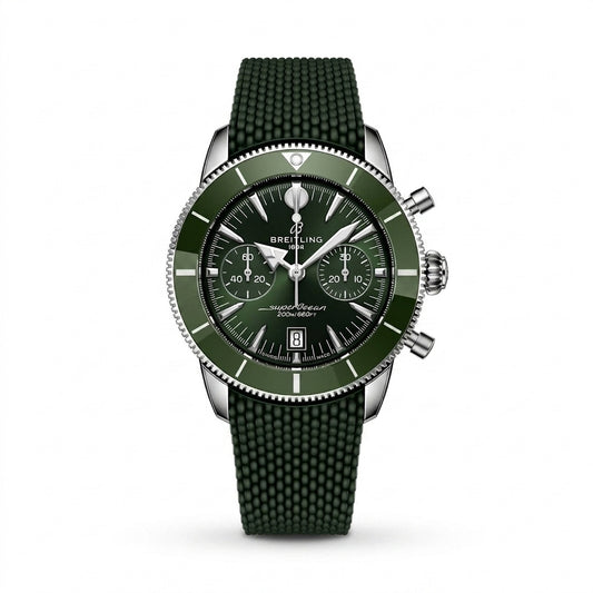 Breitling Superocean Heritage B01 Chronograph 42 — Green Dial