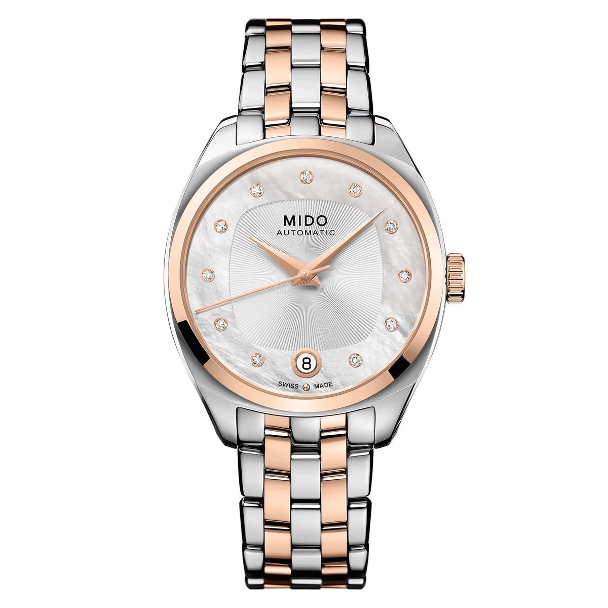 Mido Belluna Royal — Stainless Steel / Silver Dial