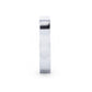 ARGENTA Silver Polished Finish Flat Style Women's Wedding Band - 4mm