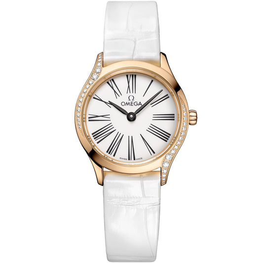 Omega de Ville Mini Trésor 26 mm — Moonshine™ Gold on Alligator
