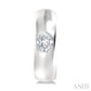 1/3 Ctw Bezel Set Oval Cut Diamond Fashion Huggie Earrings in 14K White Gold