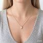 1/3 Ctw Bezel Set Marquise Cut Diamond Bubble Fashion Pendant With Chain in 14K Yellow Gold
