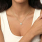 1/3 Ctw Bezel Set Emerald Cut Diamond Bubble Fashion Pendant With Chain in 14K Yellow Gold
