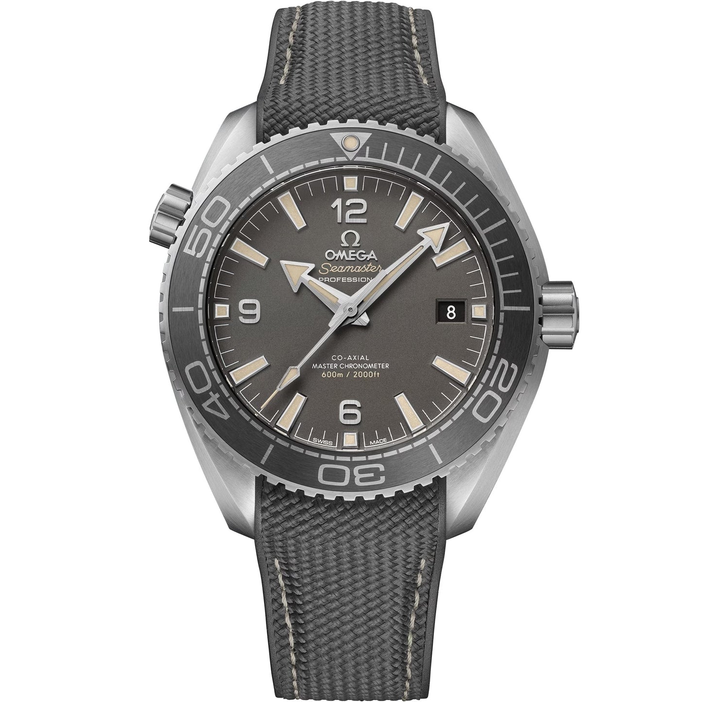 Omega Seamaster Planet Ocean 600M 43.5 mm — Steel on Rubber Strap