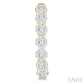 1 Ctw Round Cut Lovebright Diamond Hoop Earrings in 14K Yellow and White Gold