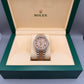 Rolex Datejust iced out Rose gold/ Stainless steel Jubilee with Iced out Arabic Numeral Diamond dial