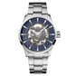 MIDO Multifort Skeleton Vertigo Blue Dial, Stainless Steel Watch - 42mm