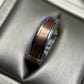 10k Two-Tone Wedding Ring Rose & white gold