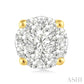 1/3 Ctw Lovebright Round Cut Diamond Stud Earrings in 14K Yellow and white Gold