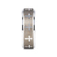 TRINITY Raised Center with Engraved Crosses Men's Tungsten Wedding Band – 8mm