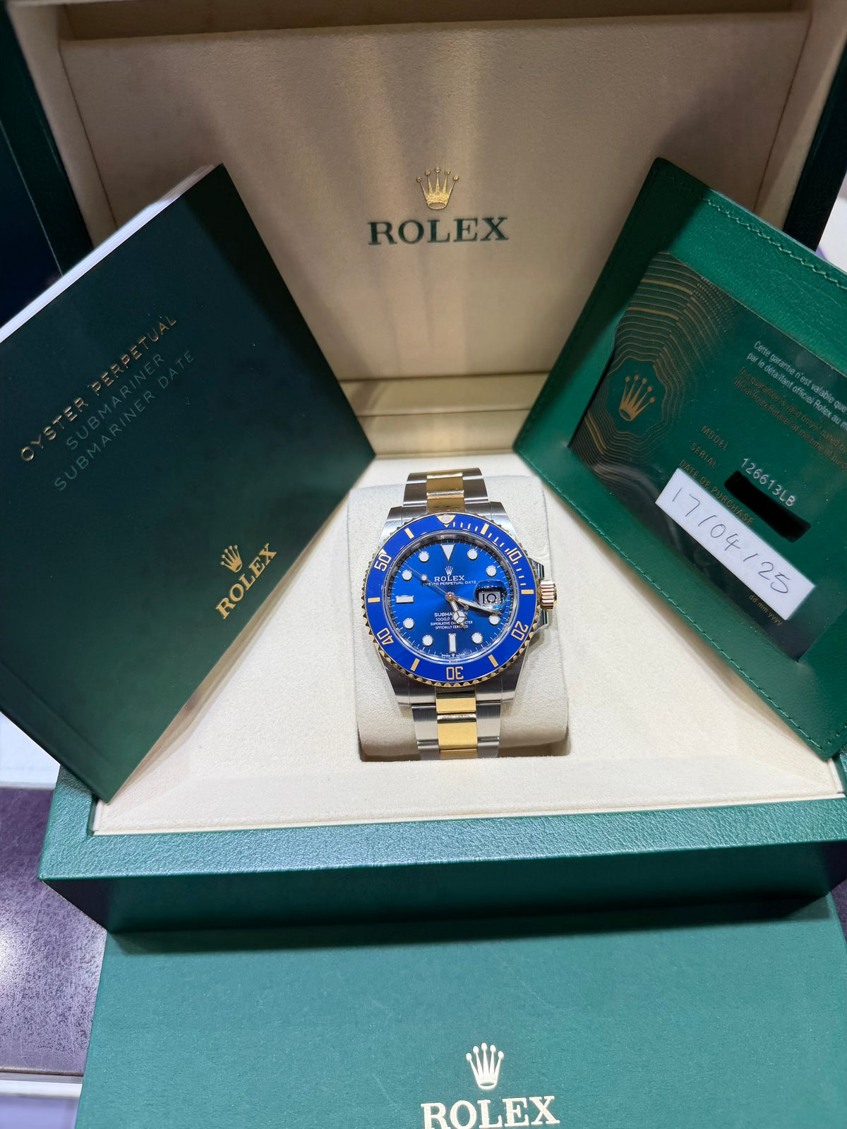 Rolex Submariner 41mm Blue 126613LB