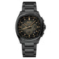 Mido Mulltifort TV Chronograph Black Dial - Black PVD Stainless Steel Watch - 42 X 41.2mm
