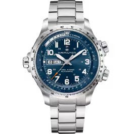 Hamilton Khaki Aviation X-Wind Day Date Auto - Dial color:Blue - H77765141