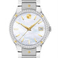 Movado SE Two Tone Diamond Bezel Stainless W/Date 0607517