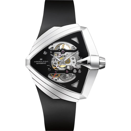 Hamilton Ventura XXL Skeleton Auto Black Dial H24625330