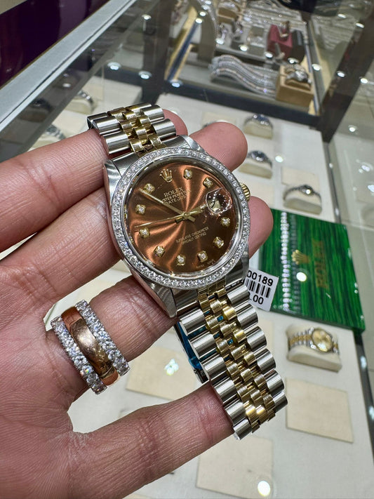 Rolex Datejust | Two Tone 18k/Stainless Steel | 36 mm 16013