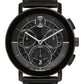 Movado Men'S Movado Bold® Evolution 2.0 Black Ip Chronograph Watch With Black Ombré Dial 3601264