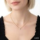 1/5 Ctw Bezel Set Pear Cut Diamond Curb Link Fashion Necklace in 14K Yellow Gold