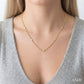 1/2 Ctw Bezel-Set Round-Cut Diamond Curb & Cuban Link Fashion Station Necklace in 14K Yellow Gold