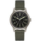 Bulova Black Dial Nylon Strap Hack Watch 96A259 96A259